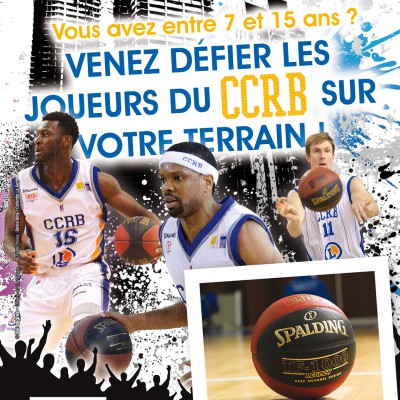 Basket : les jeunes s’initient avec les pros du CCRB